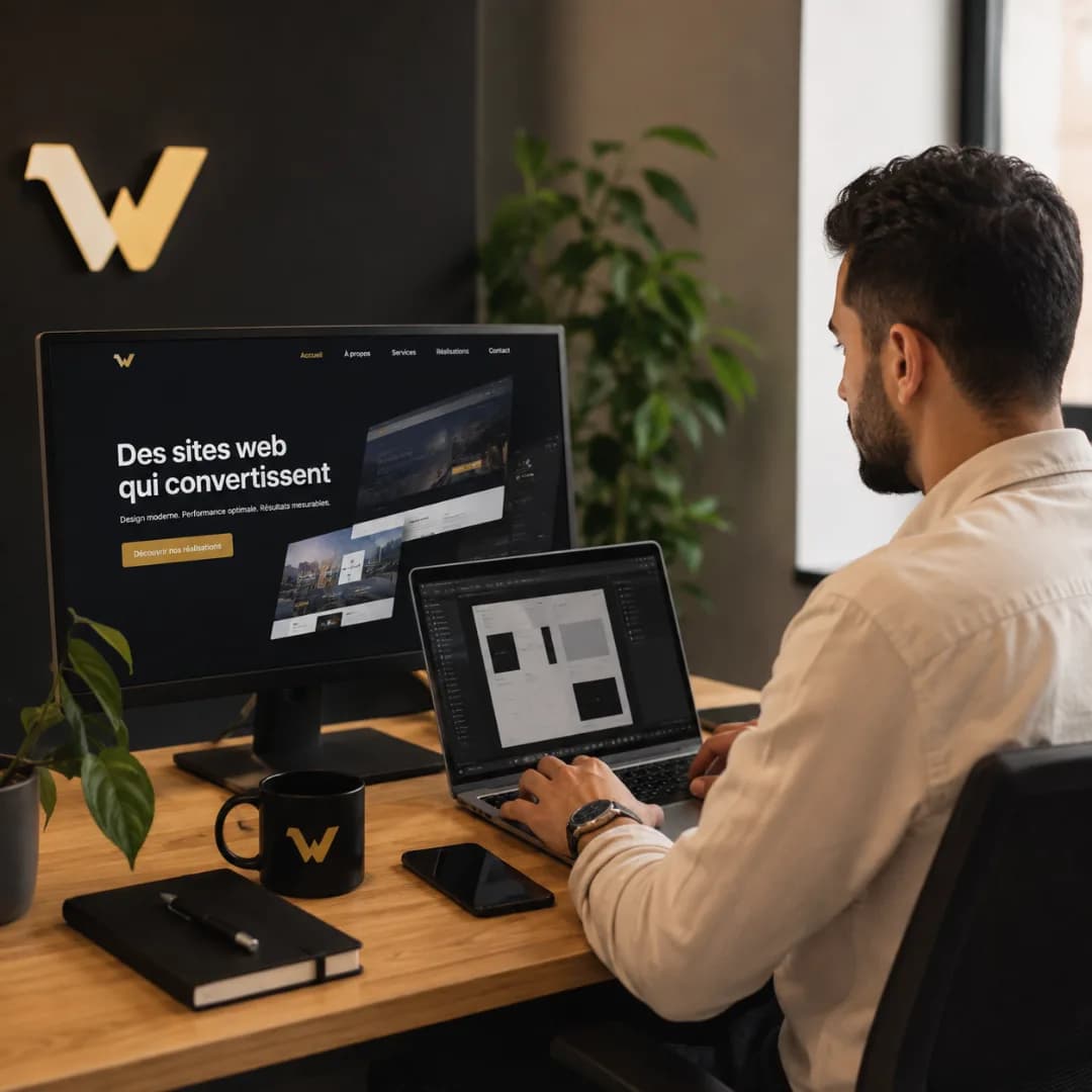 Création de site web au Maroc : site vitrine et boutique en ligne sur mesure par WeStratèges