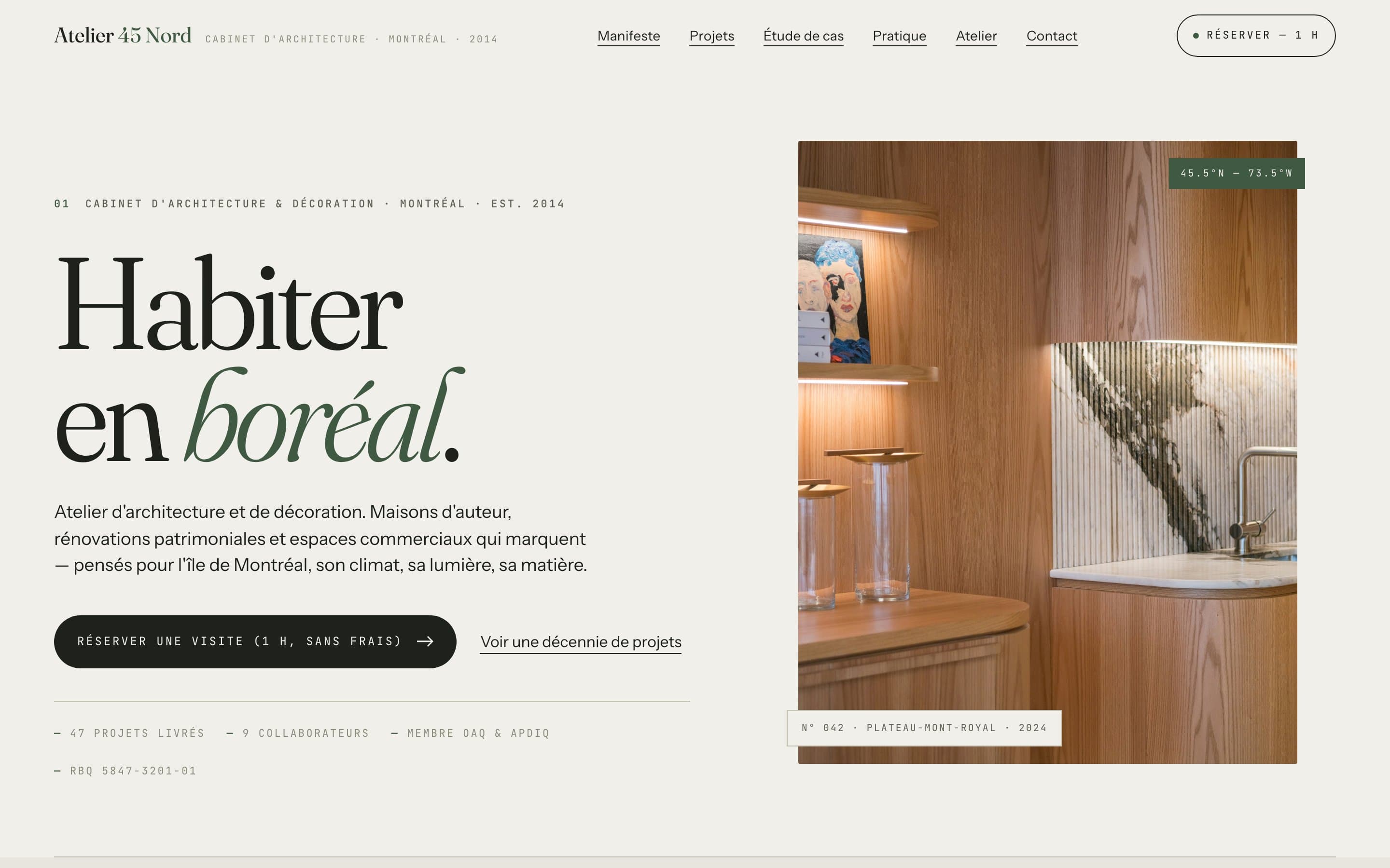 Site web créé par WeStratèges pour Site architecture & déco