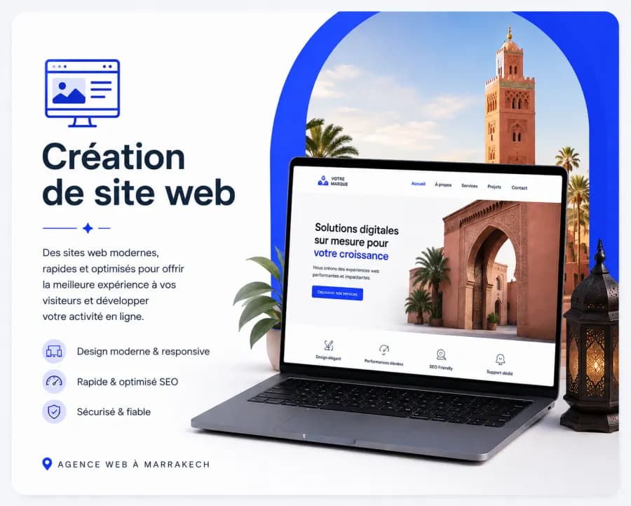 Création de site web sur-mesure à Marrakech par WeStratèges