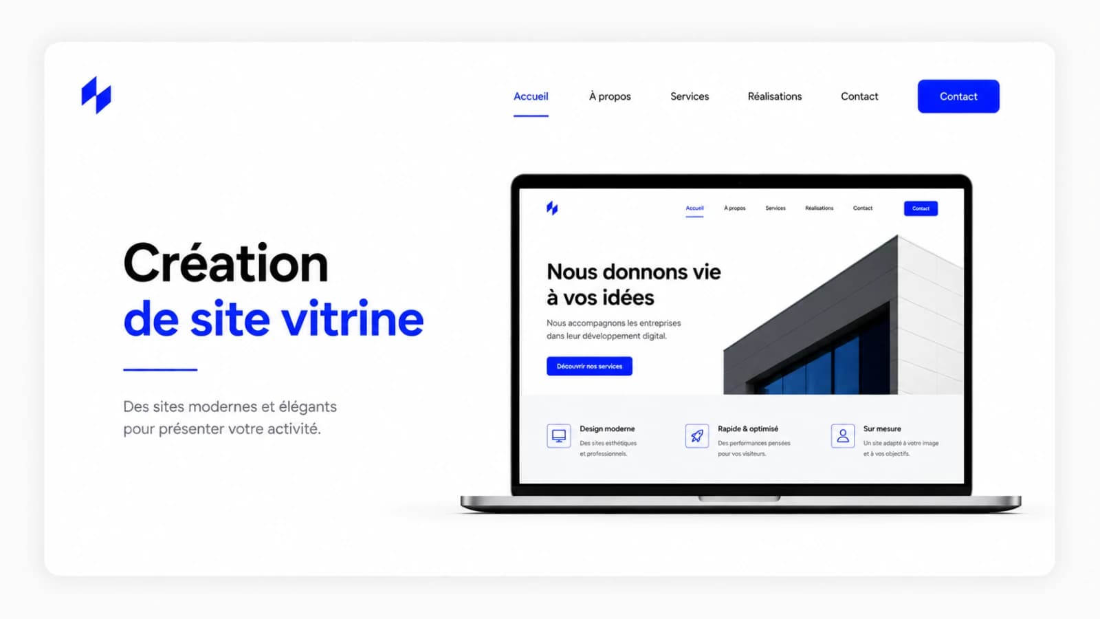 Création site vitrine