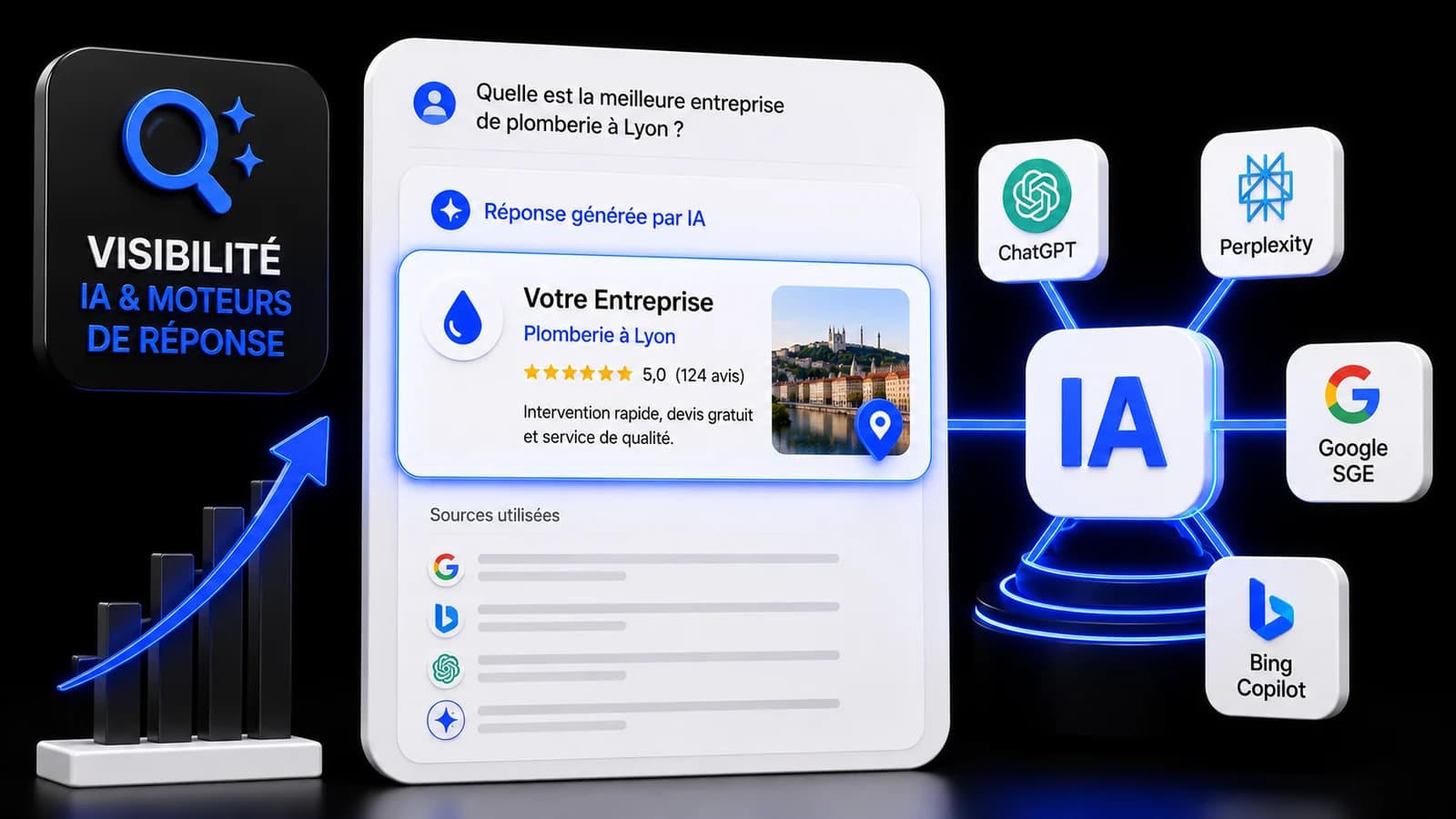 Visibilité IA et référencement GEO par WeStratèges : être cité par ChatGPT, Gemini, Perplexity et les moteurs de réponse