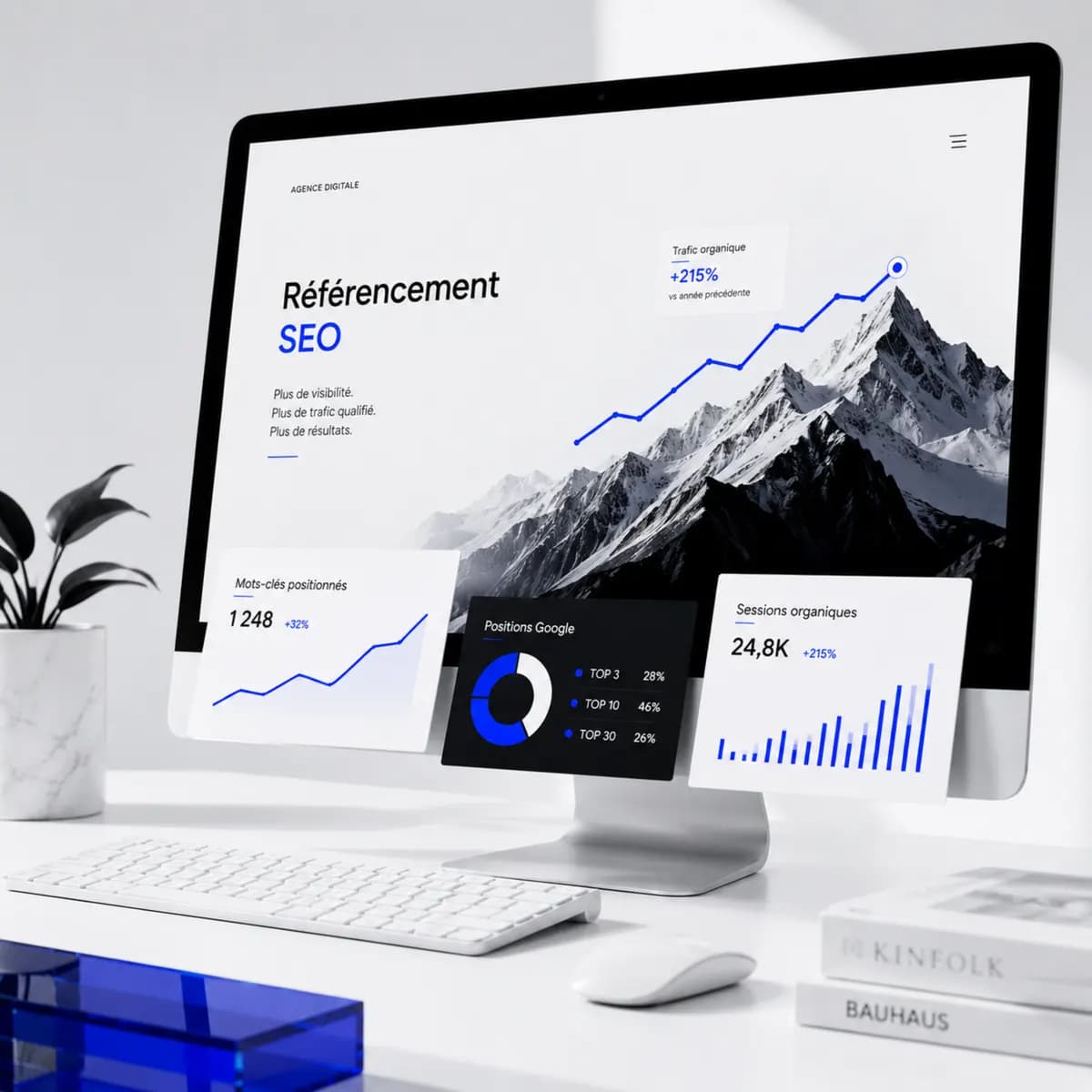 Référencement naturel SEO, levier travaillé par une agence de marketing numérique au Maroc