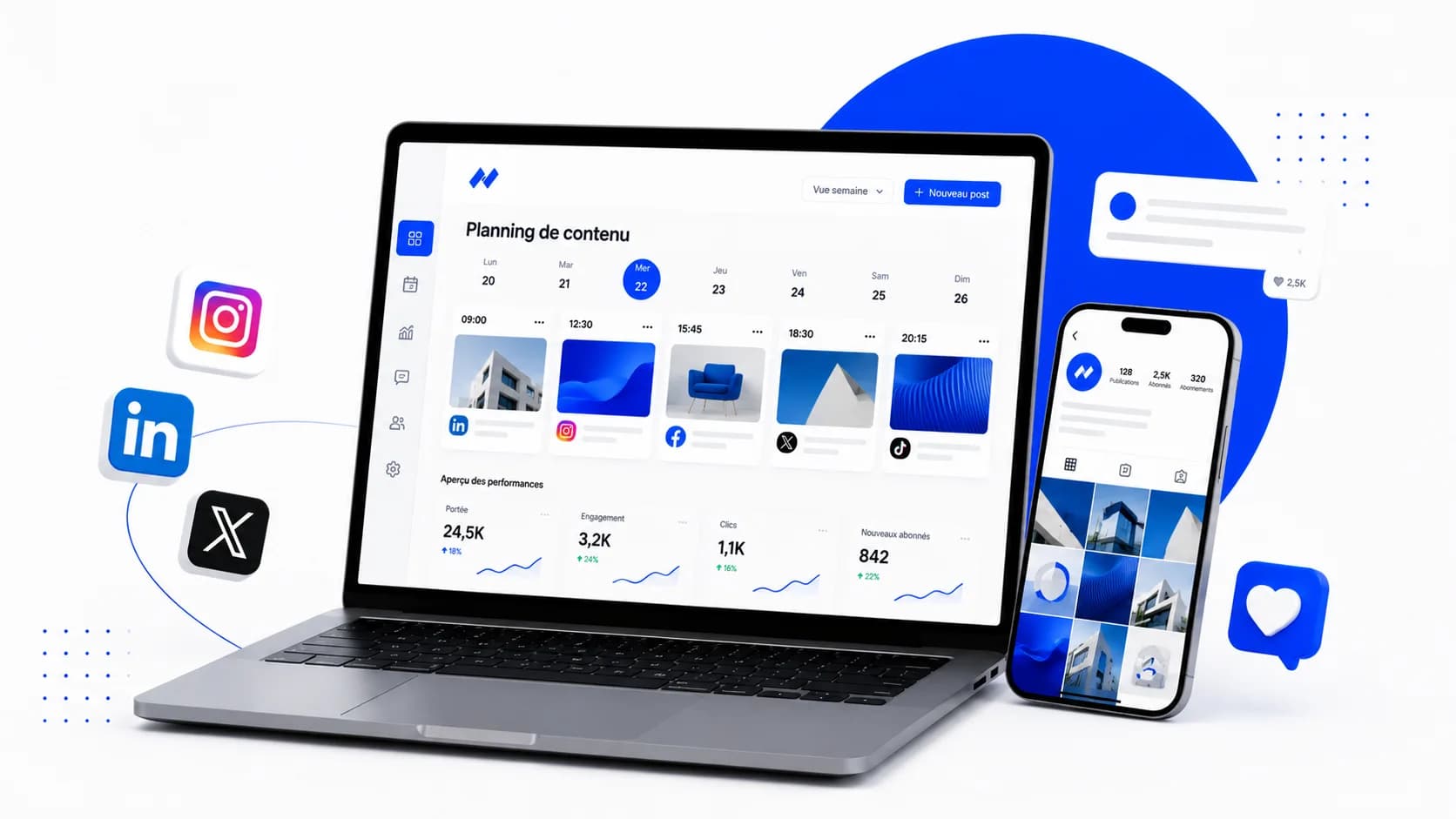 Gestion des réseaux sociaux pour entreprises