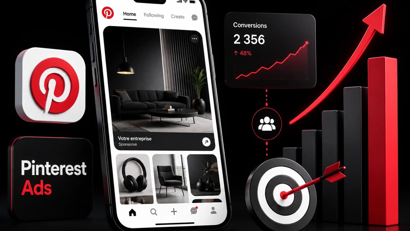 Campagnes Pinterest Ads par WeStratèges : intention d'achat visuelle pour la déco, la mode et l'e-commerce