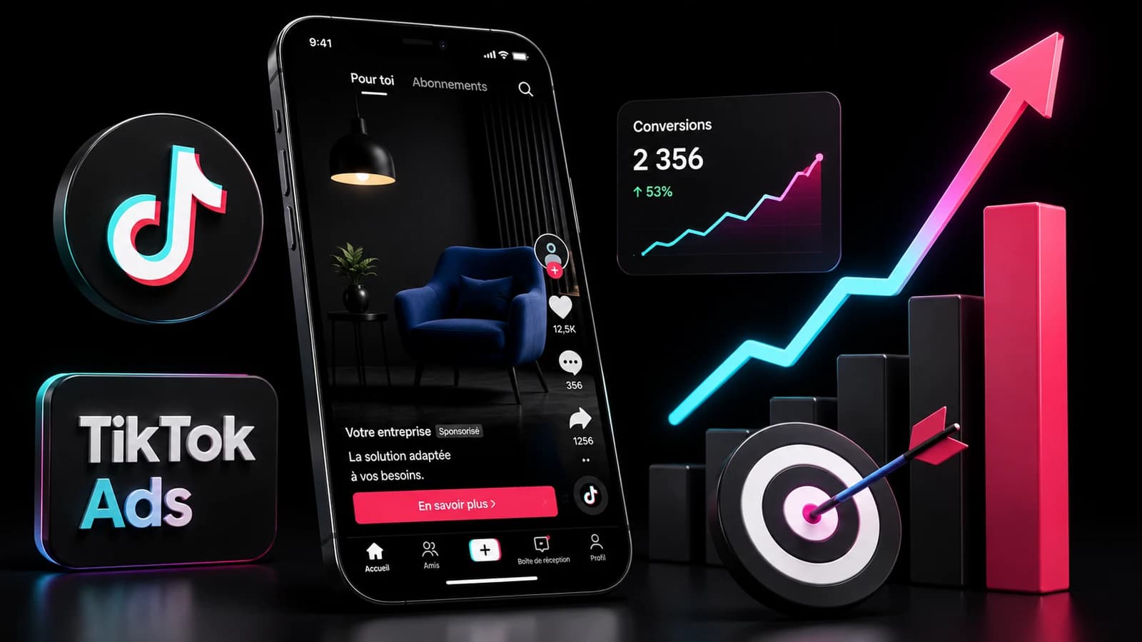 Campagnes TikTok Ads par WeStratèges : vidéo courte et formats natifs pour toucher les 18-35 ans