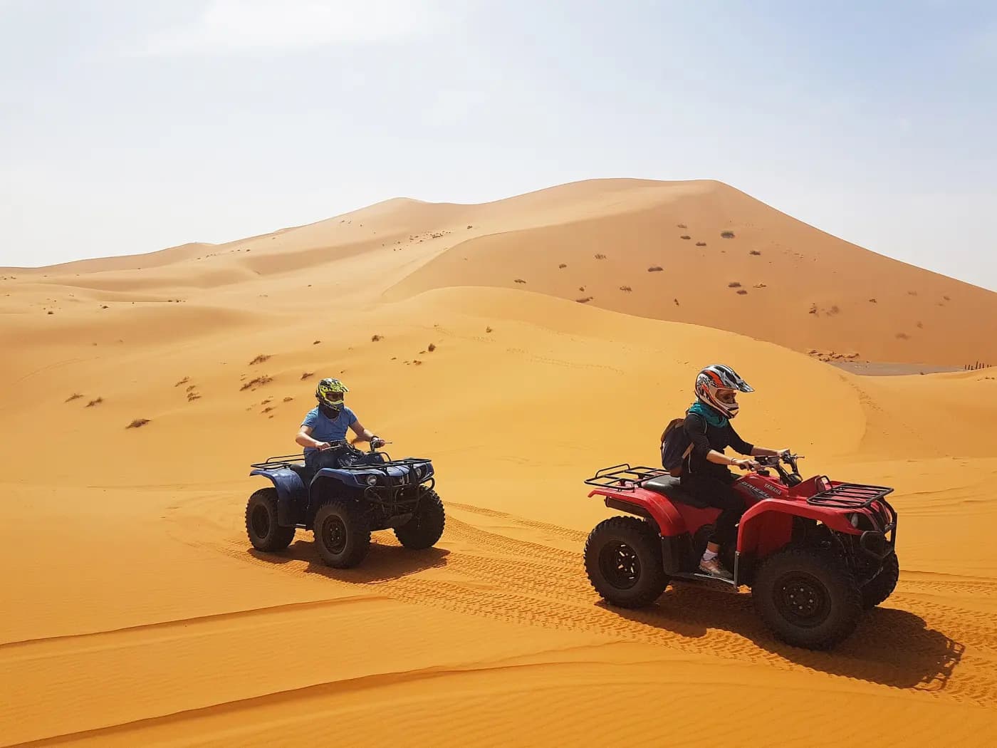 Quad dans les dunes, Erg Chebbi, Merzouga