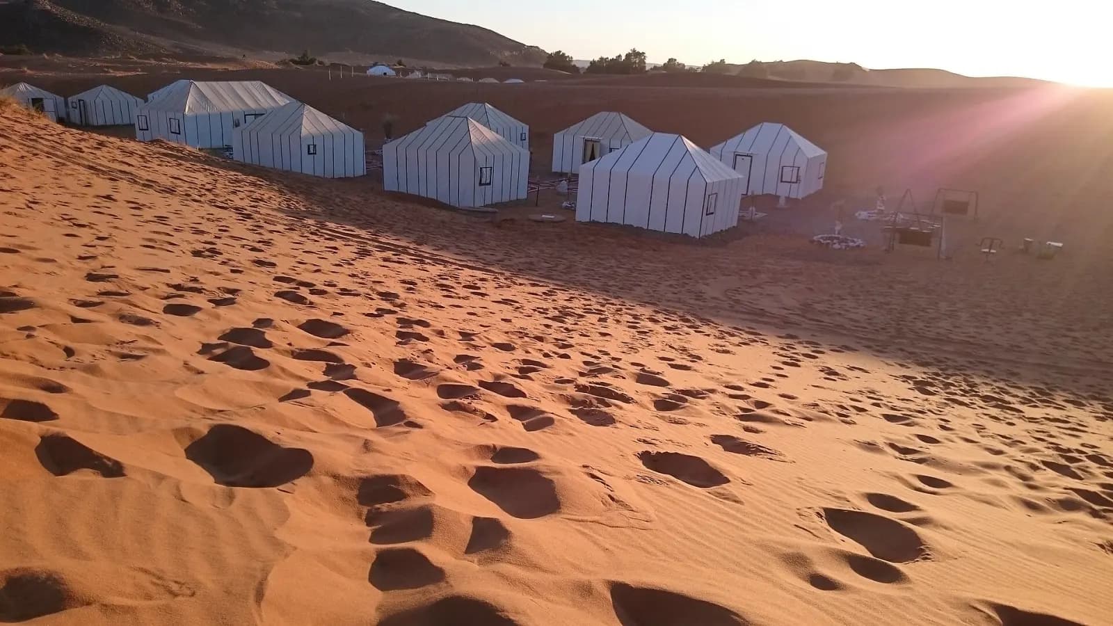 Nuit en tente confort, Merzouga, erg Chebbi