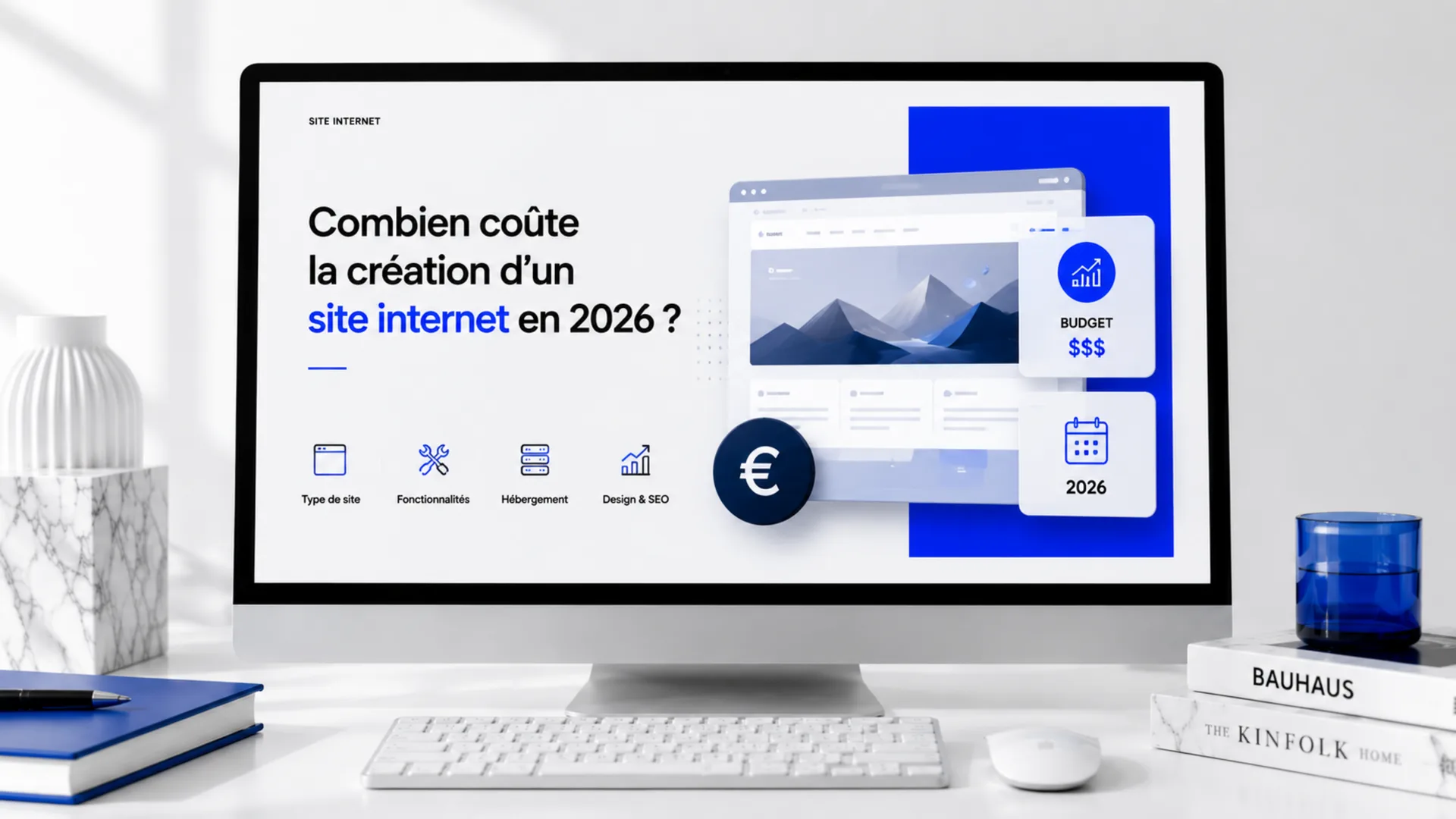 Combien coûte la création d’un site internet en 2026 : budget et facteurs de prix à l’écran