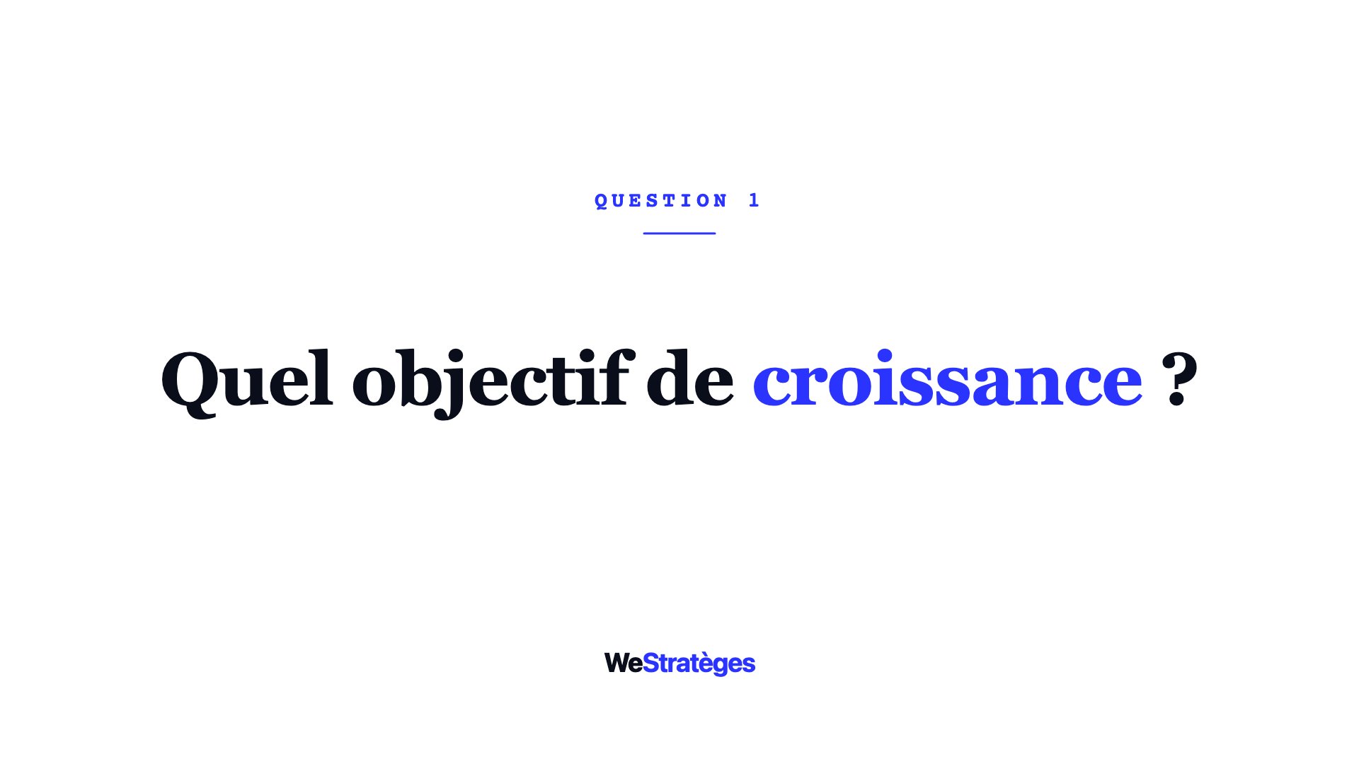 Quel est l'objectif business de votre site internet