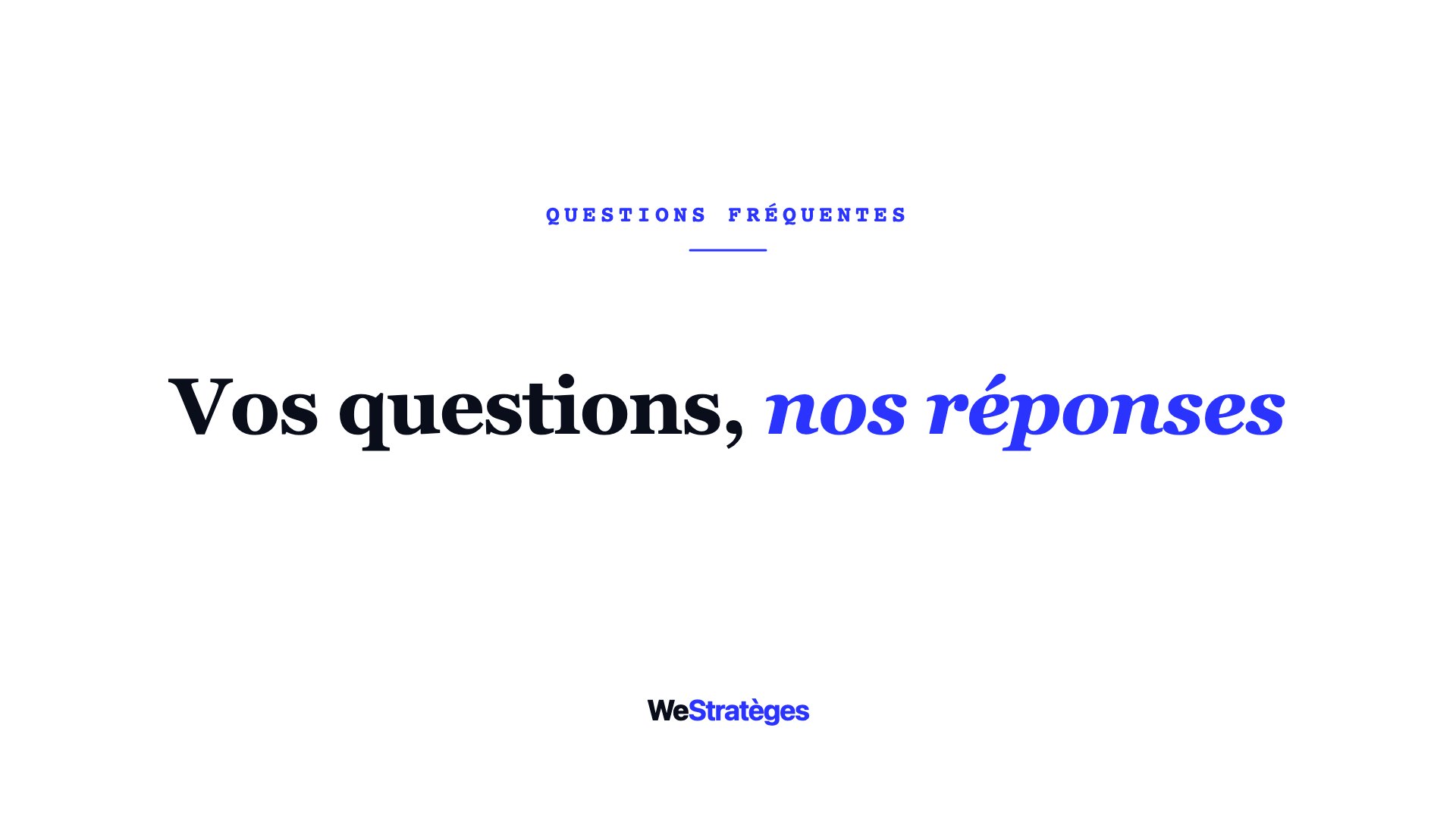 Questions fréquentes sur la création d'un site internet